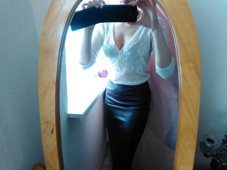 Biely svetrík mango, mango,m