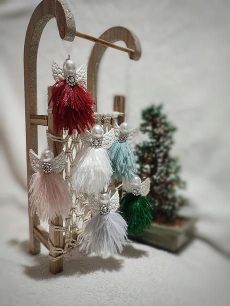 Ozdoby na stromček handmade, 