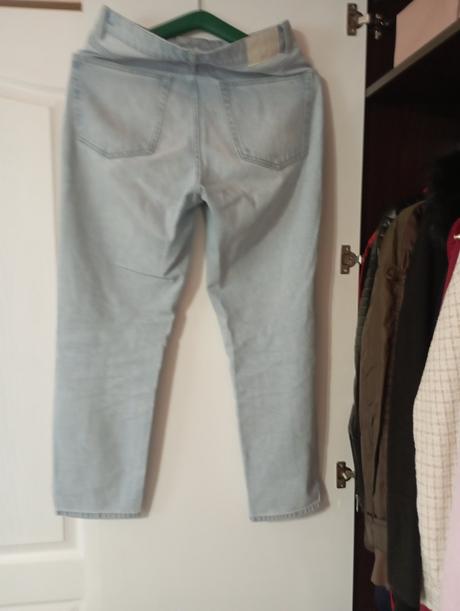 Džínsy mom, bershka,42