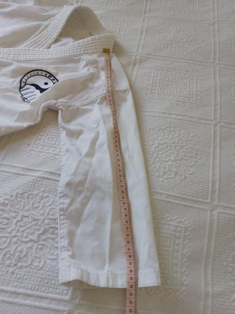 Karate kimono, pas, rukavice, 128