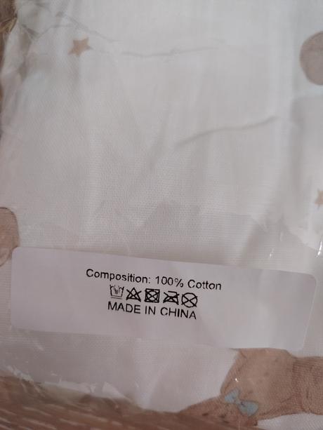 Nový krémový spací vak s medvedíkmi, 