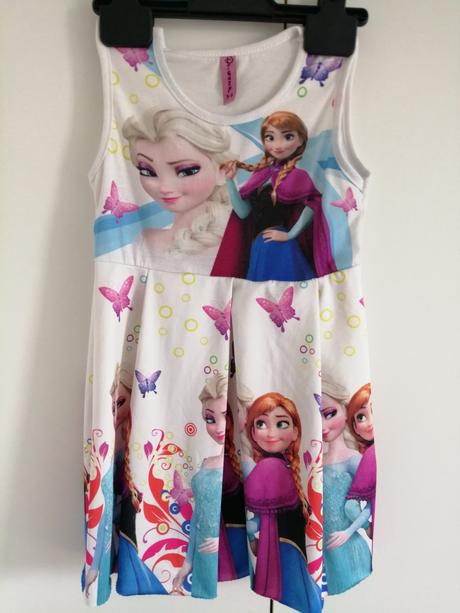 Tričko, saticky anna a elsa 5-6 rokov, disney,122