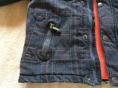 Teplucka vetrovka s kapucnou (2-3 yrs), pumpkin patch,98