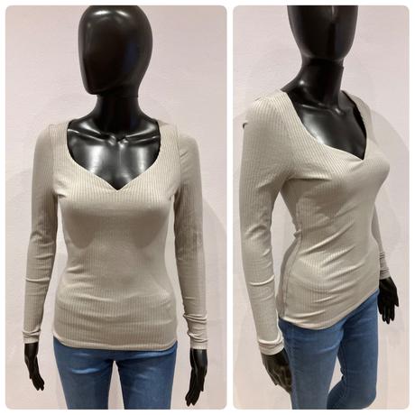 Dámske rebrované tričko (xs), h&m,xs