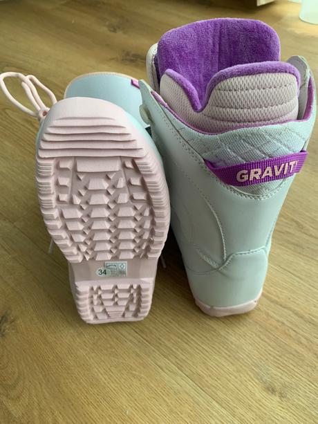 Snowboard topánky gravity č. 34, 34