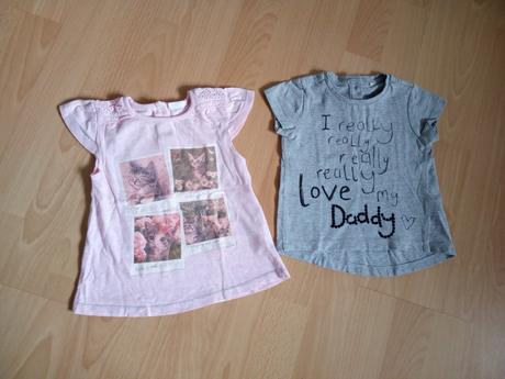 2 x tričko 6-9 mes., next,68