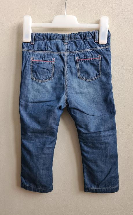 Hrubé dievčenské rifle zateplené fleecom vel. 92, palomino,92