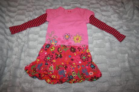 Ružové kvietkované šatočky, 110