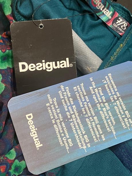 Dievčenské vzorované tričko desigual (122-128), desigual,122 / 128