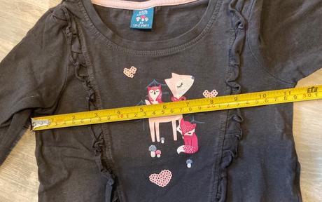 Tričko s volánikmi, ergee,92