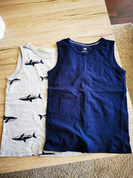 Tričká bez rukávov, h&m,110