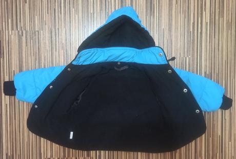 Modra zimna bunda 86/92, 86