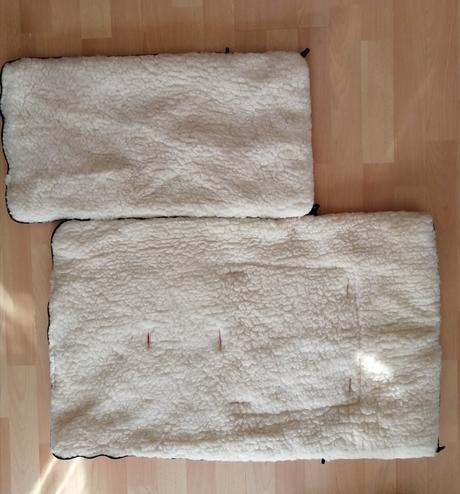 Vlnený fusák do kočíka /sánok, 