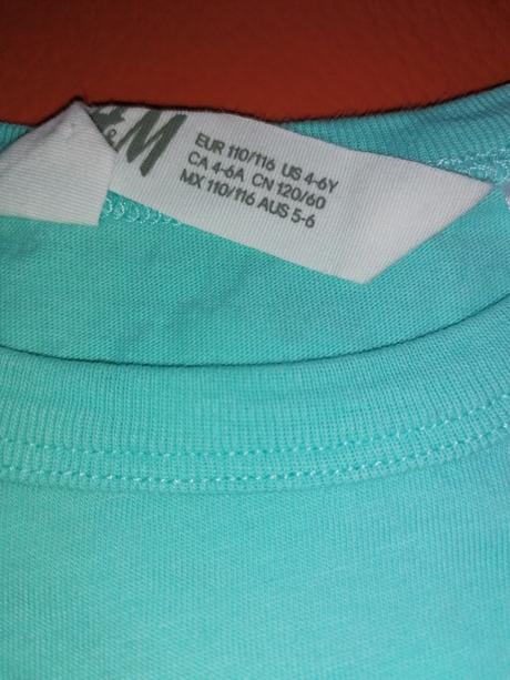 Tričko s duchom, h&m,110