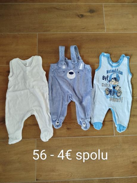 Oblečenie pre novorodenca, 50–62