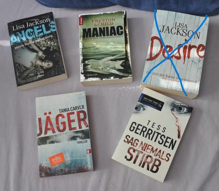 4x thriller v nemcine, 