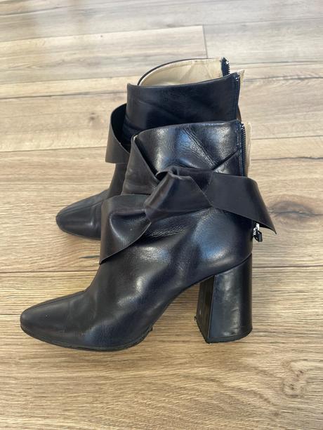 Kožené cizmy, zara,37