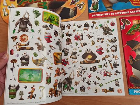 Kung fu panda 3 - akctivity / sticker,