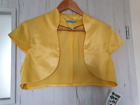 Satenove zlte bolerko, 42