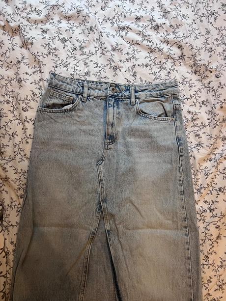 Midi riflova sukna, pull&bear,m