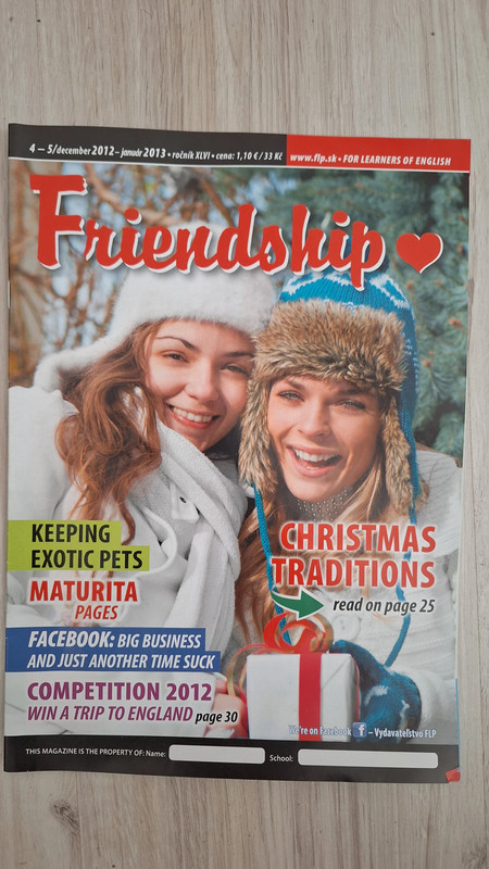 Friendship časopisy 2012-2013, 