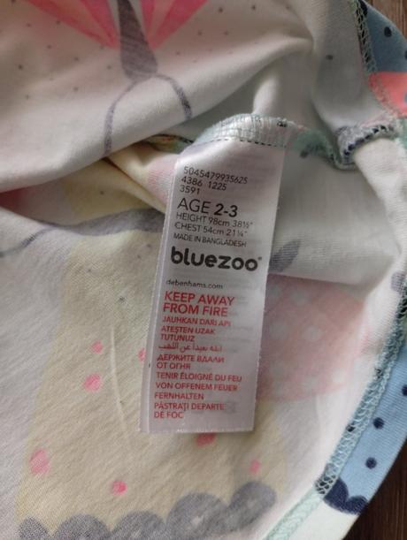 Šaty dievčatko, bluezoo,98