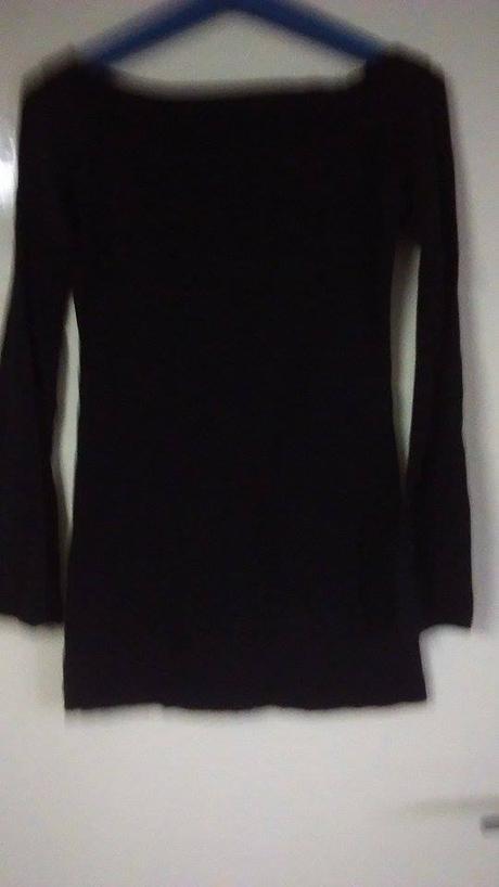 Damske čierne minišaty -tričko take - two s, s