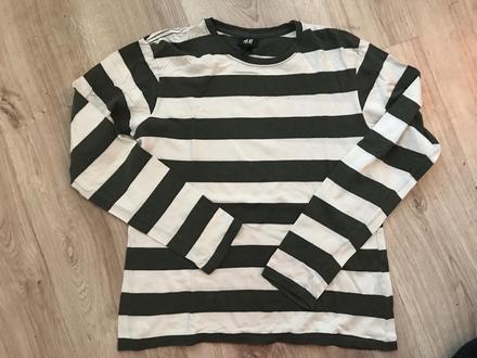Tričko pruhy vel.170, h&m,170