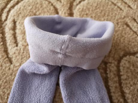 Bledofialové froté pančušky, 104