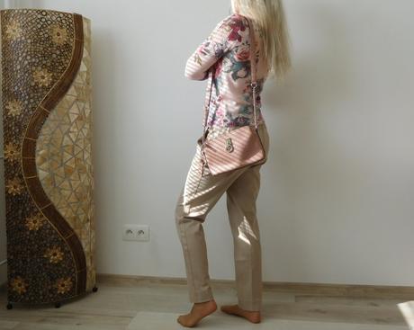 Kvietkovaný pulovrík bavlnená priadza,, 36