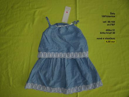 Letné šaty, f&f,104