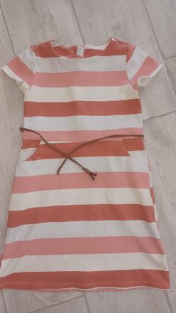 Hrubšie šaty s vreckami, h&m,122