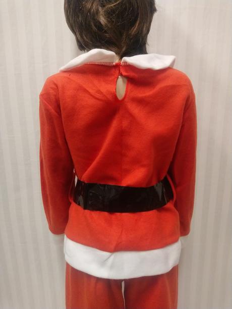 4 dielny vianočný kostým santa boy, 104-116 cm,