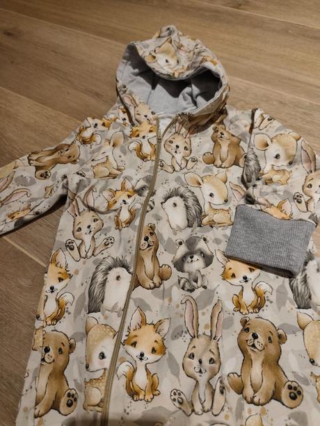 Teplákovy overal handmade top stav, 92