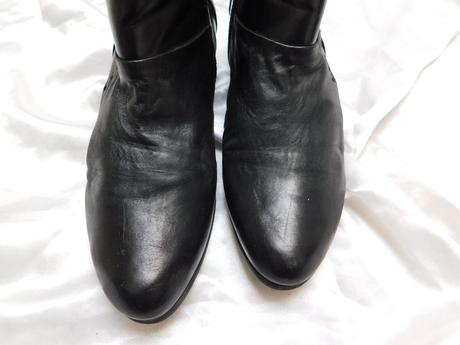 Damske kotnikove kožene čižmy, 41