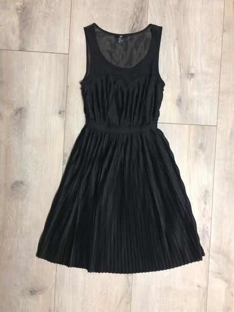 Šaty plisované dievčenské h&m veľ. xs,, h&m,xs