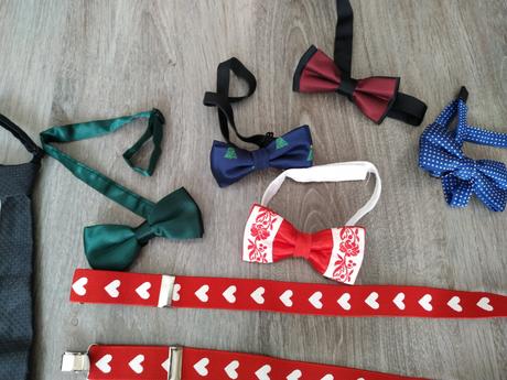 Motýlik, kravata, traky, 