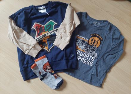 Set harry potter tričko mikina ponožky, sinsay,116