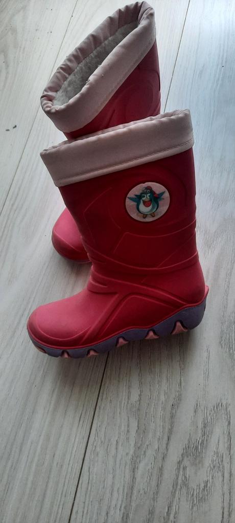 Zateplené dievčenské gumáky made in italy č.26/27, 27