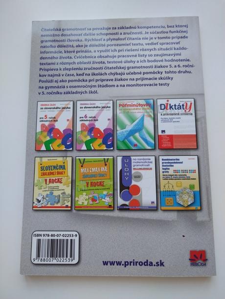 Úlohy na rozvíjanie čitateľskej gramotnosti, 