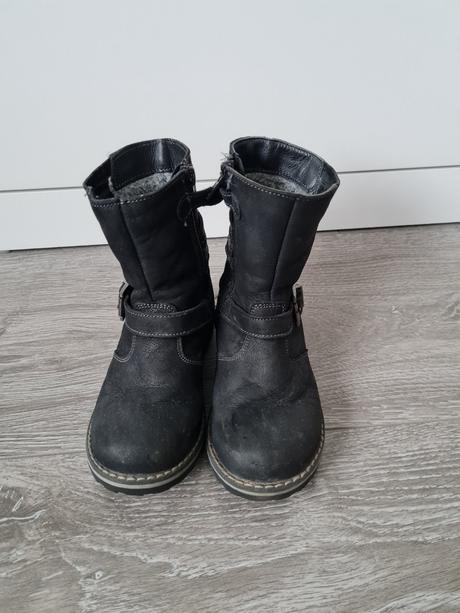 Detské kožené čižmy richter, richter,28