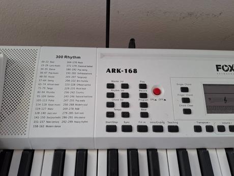 Keyboard fox ark-168 s prislušenstvom, 
