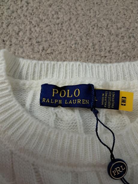 Ralph lauren pletený sveter, ralph lauren,l