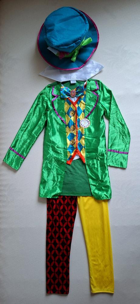 Mad hatter - deluxe kostým disney v.134-140,