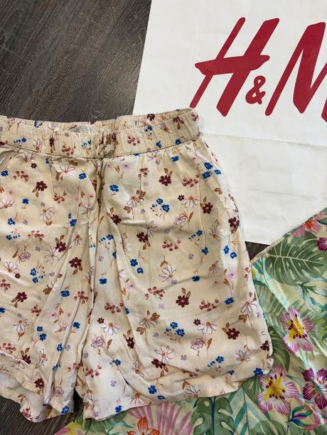 H&m lahke letne dievčenske nohavice na 9-10 rokov, h&m,140