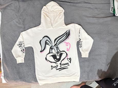 Dlhšia mikina zara bugs bunny, zara,122