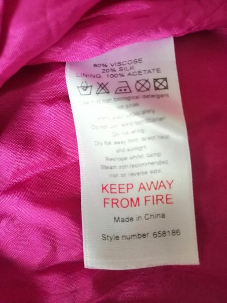 Luxus zamat. šaty,hodváb,monsoon,92-98,12-18m., 92