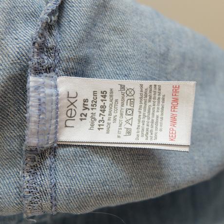 Riflové šaty next 12 rokov, next,152