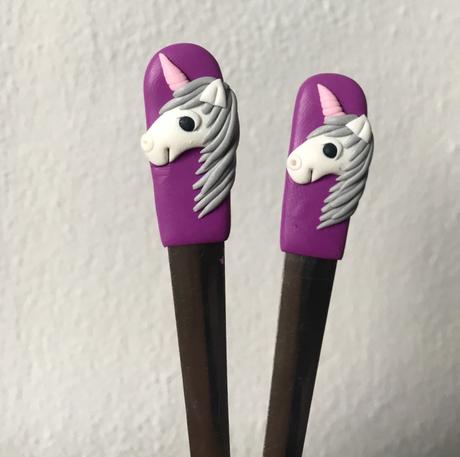 Čajová fimolyžička - jednorožec, 