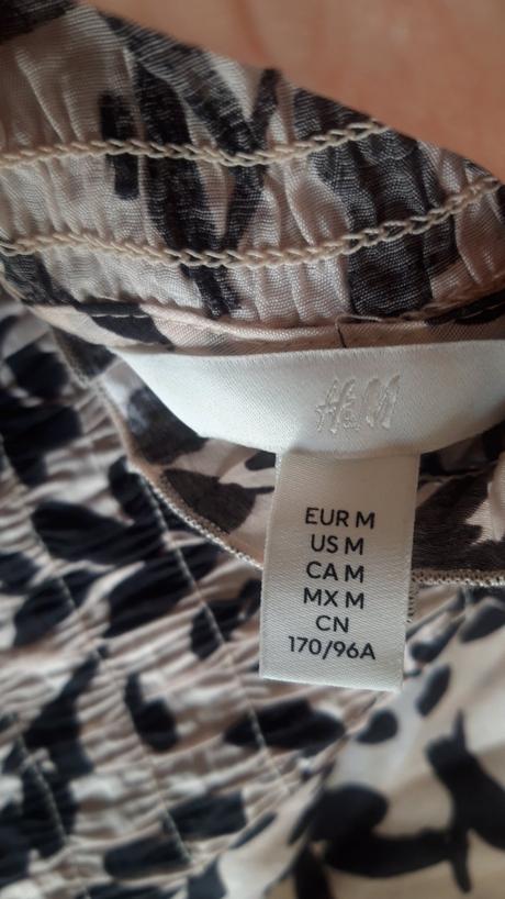 Crop blúzka, h&m,m